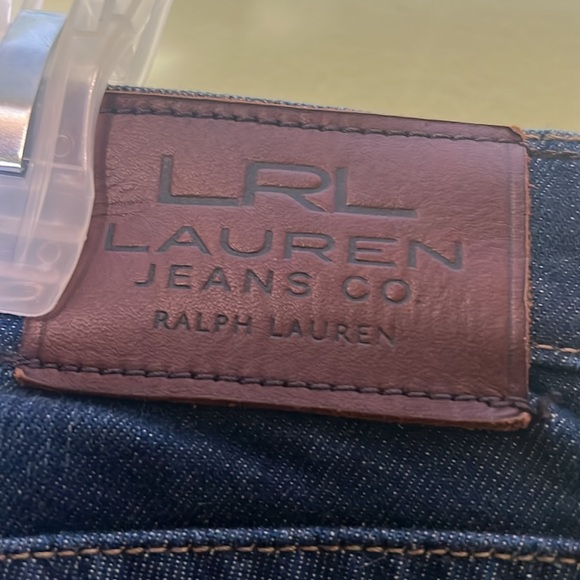 LRL Ralph Lauren size 12p Dark Blue Denim Jeans - Picture 5 of 6